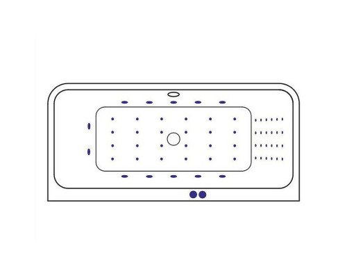 Заказать Акриловая ванна Excellent Arana 180x85 WAEX.ARA18.NANO.CR с гидромассажем в магазине сантехники Santeh-Crystal.ru