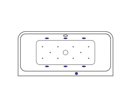 Заказать Акриловая ванна Excellent Arana 180x85 WAEX.ARA18.RELAX.CR с гидромассажем в магазине сантехники Santeh-Crystal.ru