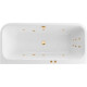 Купить Акриловая ванна Excellent Arana 180x85 WAEX.ARA18.LINE.GL с гидромассажем в магазине сантехники Santeh-Crystal.ru