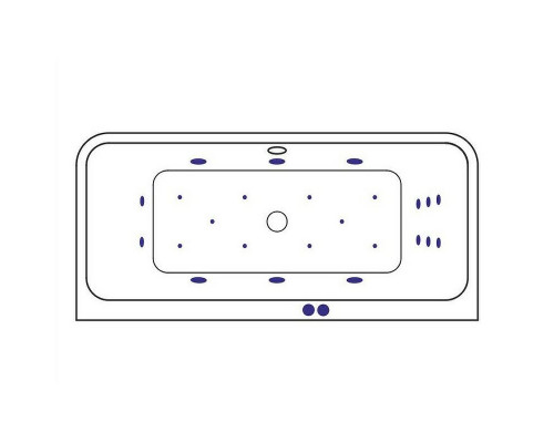 Купить Акриловая ванна Excellent Arana 180x85 WAEX.ARA18.ULTRA.GL с гидромассажем в магазине сантехники Santeh-Crystal.ru