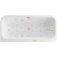 Купить Акриловая ванна Excellent Arana 180x85 WAEX.ARA18.ULTRA.GL с гидромассажем в магазине сантехники Santeh-Crystal.ru