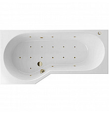 Акриловая ванна Excellent Be Spot 160x80 L WAEX.BSL16.RELAX.BR с гидромассажем