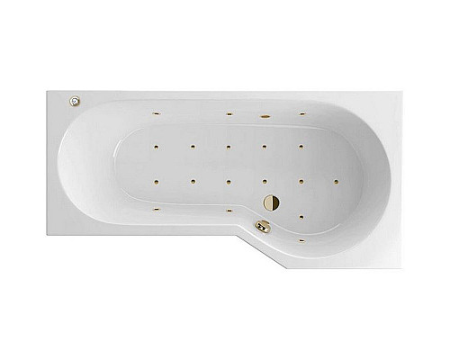 Santeh-Crystal.ru: Акриловая ванна Excellent Be Spot 160x80 R WAEX.BSP16.RELAX.BR с гидромассажем Купить Акриловая ванна Excellent Be Spot 160x80 R WAEX.BSP16.RELAX.BR с гидромассажем в магазине сантехники Santeh-Crystal.ru