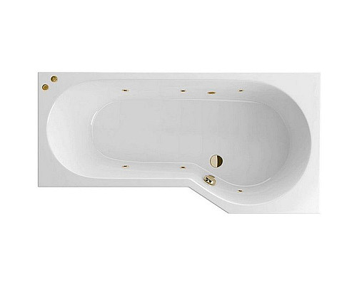 Santeh-Crystal.ru: Акриловая ванна Excellent Be Spot 160x80 R WAEX.BSP16.SOFT.BR с гидромассажем Купить Акриловая ванна Excellent Be Spot 160x80 R WAEX.BSP16.SOFT.BR с гидромассажем в магазине сантехники Santeh-Crystal.ru