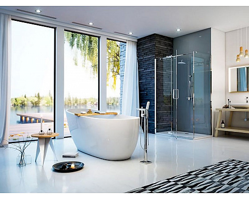 Приобрести Акриловая ванна Excellent Comfort+ 175x74 WAEX.CMP2.17WH Белая без гидромассажа в магазине сантехники Santeh-Crystal.ru