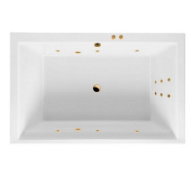 Акриловая ванна Excellent Crown Lux 190x120 WAEX.CRO19.LINE.GL с гидромассажем