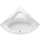 Заказать Акриловая ванна Excellent Glamour 150x150 WAEX.GLA15.ULTRA.CR с гидромассажем в магазине сантехники Santeh-Crystal.ru