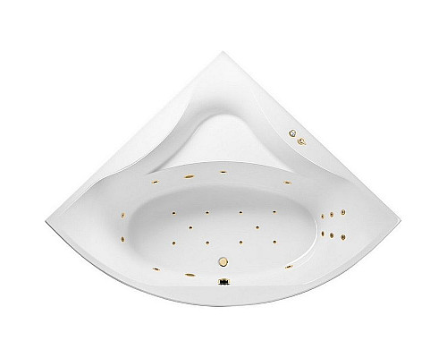 Купить Акриловая ванна Excellent Glamour 150x150 WAEX.GLA15.ULTRA.GL с гидромассажем в магазине сантехники Santeh-Crystal.ru