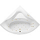 Купить Акриловая ванна Excellent Glamour 150x150 WAEX.GLA15.ULTRA.GL с гидромассажем в магазине сантехники Santeh-Crystal.ru