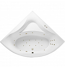 Акриловая ванна Excellent Glamour 150x150 WAEX.GLA15.ULTRA.BR с гидромассажем