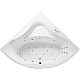 Заказать Акриловая ванна Excellent Glamour 150x150 WAEX.GLA15.ULTRA.BR с гидромассажем в магазине сантехники Santeh-Crystal.ru