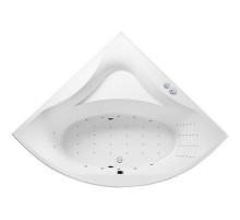 Акриловая ванна Excellent Glamour 150x150 WAEX.GLA15.NANO.CR с гидромассажем