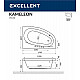 Заказать Акриловая ванна Excellent Kameleon 170x110 R WAEX.KMP17.SMART.GL с гидромассажем в магазине сантехники Santeh-Crystal.ru