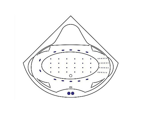 Santeh-Crystal.ru: Акриловая ванна Excellent Konsul 150x150 WAEX.KON15.NANO.CR с гидромассажем Приобрести Акриловая ванна Excellent Konsul 150x150 WAEX.KON15.NANO.CR с гидромассажем в магазине сантехники Santeh-Crystal.ru