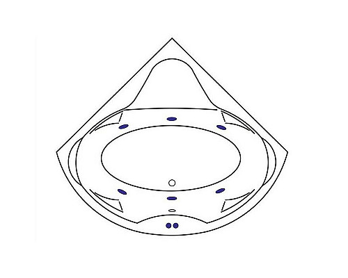 Santeh-Crystal.ru: Акриловая ванна Excellent Konsul 150x150 WAEX.KON15.SOFT.BR с гидромассажем Приобрести Акриловая ванна Excellent Konsul 150x150 WAEX.KON15.SOFT.BR с гидромассажем в магазине сантехники Santeh-Crystal.ru