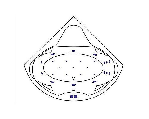 Santeh-Crystal.ru: Акриловая ванна Excellent Konsul 150x150 WAEX.KON15.ULTRA.BR с гидромассажем Приобрести Акриловая ванна Excellent Konsul 150x150 WAEX.KON15.ULTRA.BR с гидромассажем в магазине сантехники Santeh-Crystal.ru