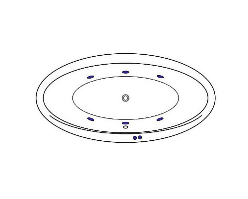 Купить Акриловая ванна Excellent Lumina 190x95 WAEX.LUM19.SOFT.CR с гидромассажем в магазине сантехники Santeh-Crystal.ru