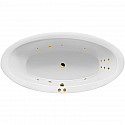 Акриловая ванна Excellent Lumina 190x95 WAEX.LUM19.LINE.GL с гидромассажем