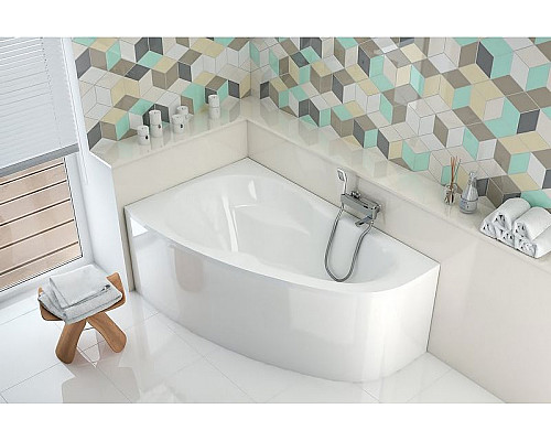 Приобрести Акриловая ванна Excellent Newa Plus 160х95 L WAEX.NEL16WH без гидромассажа в магазине сантехники Santeh-Crystal.ru