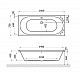 Купить Акриловая ванна Excellent Oceana Slim 160x75 WAEX.OCE16WHS без гидромассажа в магазине сантехники Santeh-Crystal.ru