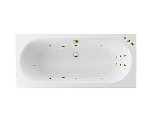 Купить Акриловая ванна Excellent Oceana Slim 180x80 WAEX.OCE18S.SMART.BR с гидромассажем в магазине сантехники Santeh-Crystal.ru