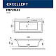 Купить Акриловая ванна Excellent Pryzmat 190x90 WAEX.PRY19.LINE.CR с гидромассажем в магазине сантехники Santeh-Crystal.ru