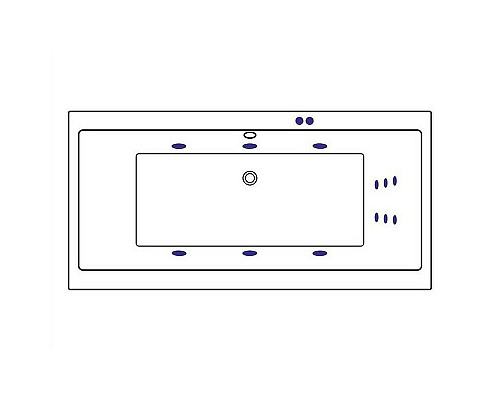 Santeh-Crystal.ru: Акриловая ванна Excellent Pryzmat 170x75 WAEX.PRY17.LINE.GL с гидромассажем Купить Акриловая ванна Excellent Pryzmat 170x75 WAEX.PRY17.LINE.GL с гидромассажем в магазине сантехники Santeh-Crystal.ru