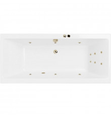 Акриловая ванна Excellent Pryzmat 180x80 WAEX.PRY18.LINE.BR с гидромассажем