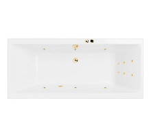 Акриловая ванна Excellent Pryzmat 180x80 WAEX.PRY18.LINE.GL с гидромассажем