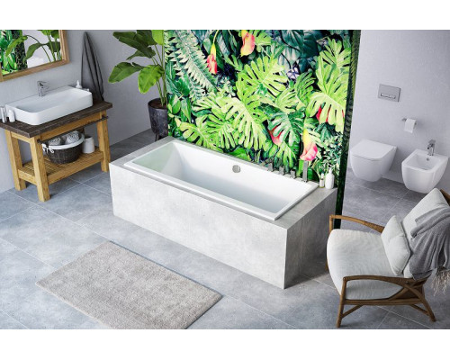 Заказать Акриловая ванна Excellent Pryzmat Slim 170x75 WAEX.PRY17WHS без гидромассажа в магазине сантехники Santeh-Crystal.ru