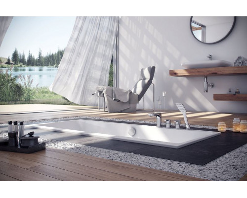 Заказать Акриловая ванна Excellent Pryzmat Slim 170x75 WAEX.PRY17WHS без гидромассажа в магазине сантехники Santeh-Crystal.ru