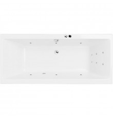 Акриловая ванна Excellent Pryzmat Slim 160x75 WAEX.PRY16S.LINE.CR с гидромассажем