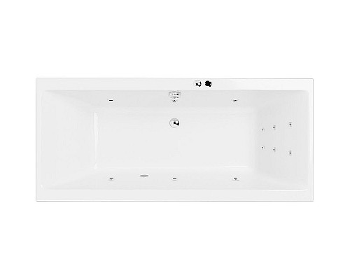 Купить Акриловая ванна Excellent Pryzmat Slim 180x80 WAEX.PRY18S.LINE.CR с гидромассажем в магазине сантехники Santeh-Crystal.ru