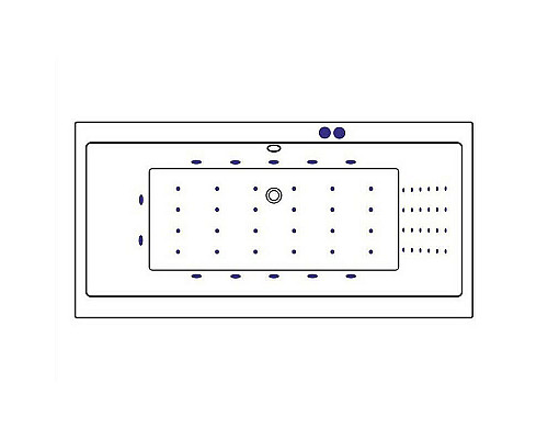 Заказать Акриловая ванна Excellent Pryzmat Slim 180x80 WAEX.PRY18S.NANO.CR с гидромассажем в магазине сантехники Santeh-Crystal.ru