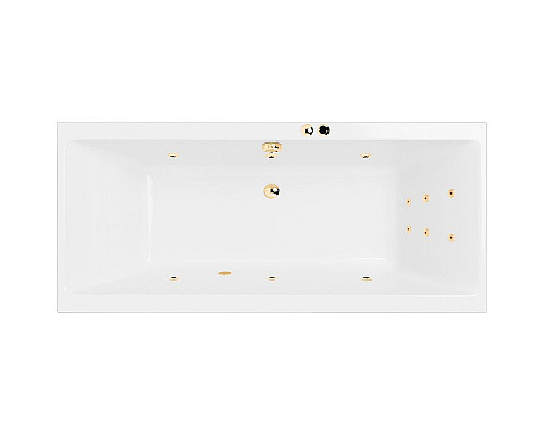 Приобрести Акриловая ванна Excellent Pryzmat Slim 160x75 WAEX.PRY16S.LINE.GL с гидромассажем в магазине сантехники Santeh-Crystal.ru