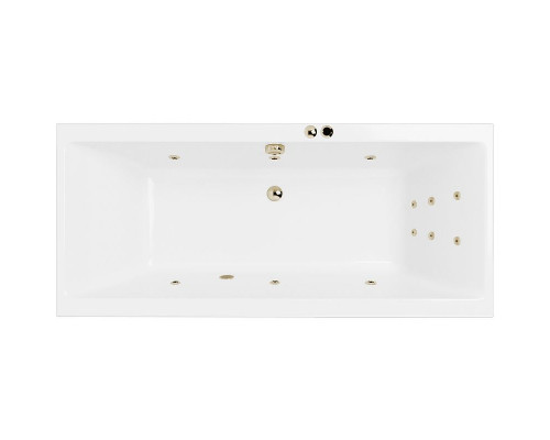 Заказать Акриловая ванна Excellent Pryzmat Slim 160x75 WAEX.PRY16S.LINE.BR с гидромассажем в магазине сантехники Santeh-Crystal.ru