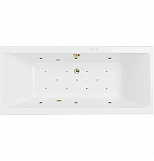 Акриловая ванна Excellent Pryzmat Slim 160x75 WAEX.PRY16S.RELAX.BR с гидромассажем
