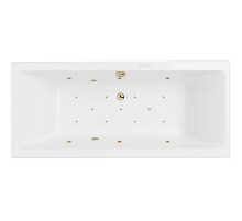 Акриловая ванна Excellent Pryzmat Slim 170x75 WAEX.PRY17S.RELAX.BR с гидромассажем