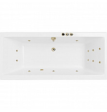 Акриловая ванна Excellent Pryzmat Slim 170x75 WAEX.PRY17S.SMART.BR с гидромассажем