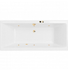 Акриловая ванна Excellent Pryzmat Slim 170x75 WAEX.PRY17S.SOFT.GL с гидромассажем