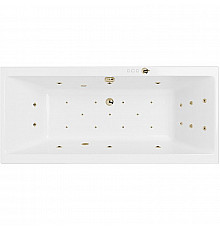 Акриловая ванна Excellent Pryzmat Slim 180x80 WAEX.PRY18S.ULTRA.BR с гидромассажем