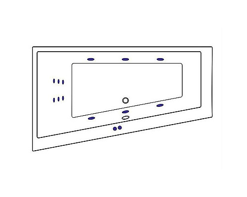Santeh-Crystal.ru: Акриловая ванна Excellent Sfera 170x100 L WAEX.SFL17.LINE.GL с гидромассажем Купить Акриловая ванна Excellent Sfera 170x100 L WAEX.SFL17.LINE.GL с гидромассажем в магазине сантехники Santeh-Crystal.ru