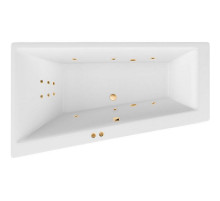 Акриловая ванна Excellent Sfera 170x100 L WAEX.SFL17.LINE.GL с гидромассажем