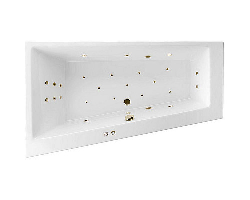 Купить Акриловая ванна Excellent Sfera 170x100 L WAEX.SFL17.ULTRA.BR с гидромассажем в магазине сантехники Santeh-Crystal.ru