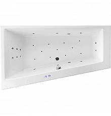 Акриловая ванна Excellent Sfera Slim 170x100 L WAEX.SFL17S.ULTRA.CR с гидромассажем