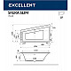 Приобрести Акриловая ванна Excellent Sfera Slim 170x100 L WAEX.SFL17S.ULTRA.CR с гидромассажем в магазине сантехники Santeh-Crystal.ru