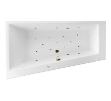 Акриловая ванна Excellent Sfera Slim 170x100 L WAEX.SFL17S.RELAX.BR с гидромассажем