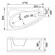 Купить Акриловая ванна Gemy 171х99 G9046 II B L с гидромассажем в магазине сантехники Santeh-Crystal.ru