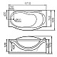 Заказать Акриловая ванна Gemy 171х92 G9072 B L с гидромассажем в магазине сантехники Santeh-Crystal.ru