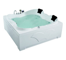 Акриловая ванна Gemy 187х187 G9089 K R с гидромассажем